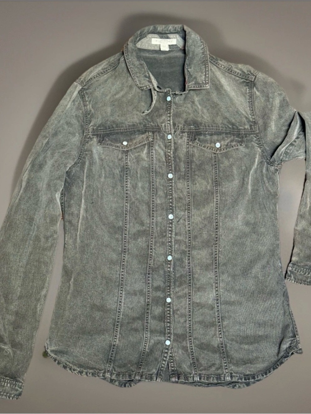 Burberry Brit vintage Olive Button-Up Shirt